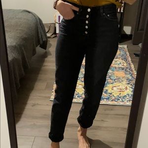 High waisted vintage fit mom jean